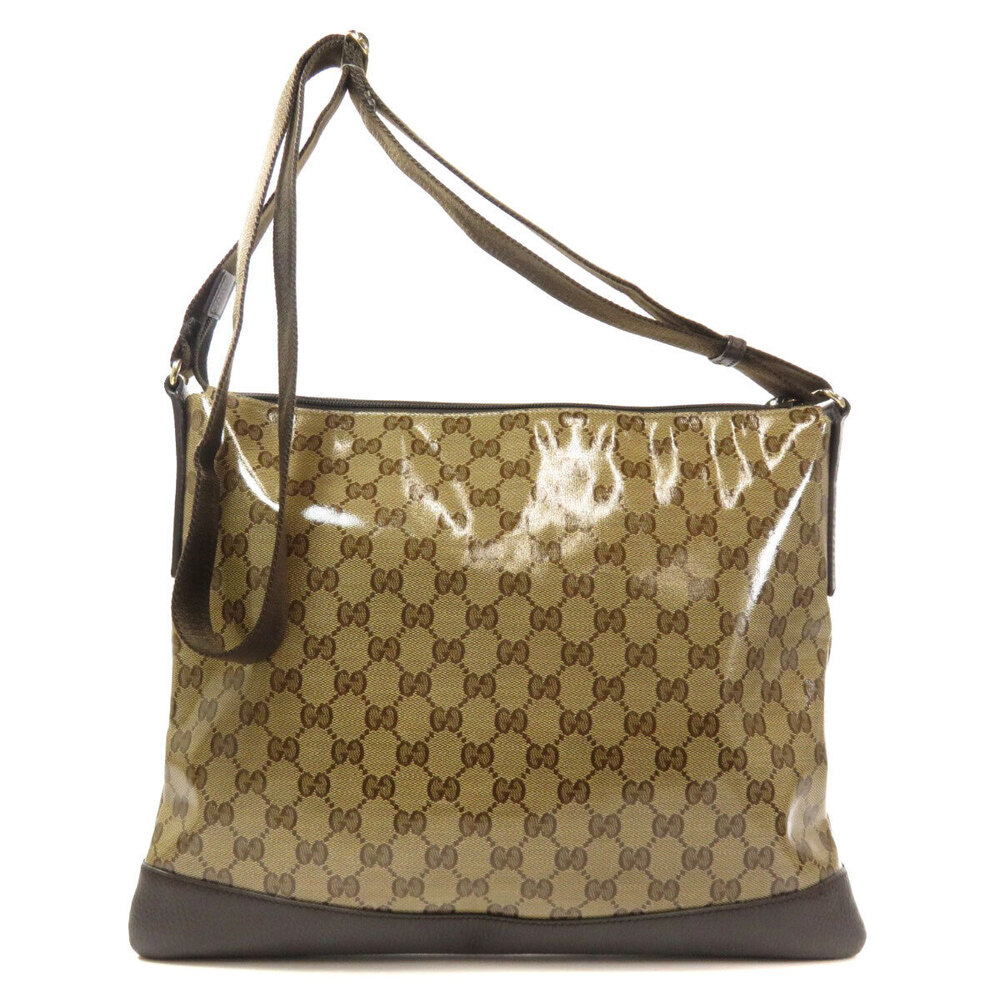 Gucci Canvas Bag GG Crystal Shoulder